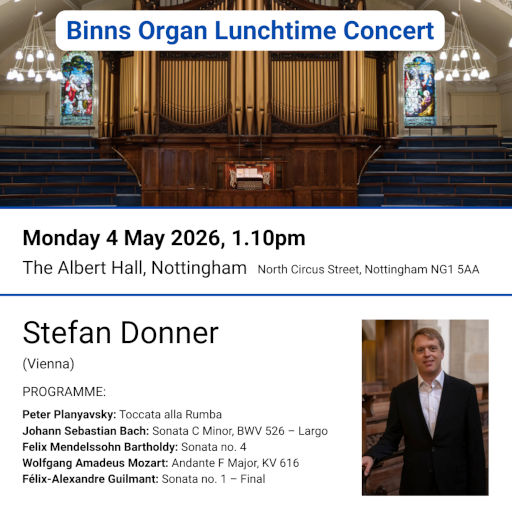 Binns Organ | Lunchtime Concert