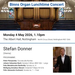 Binns Organ | Lunchtime Concert