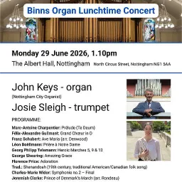 Binns Organ | Lunchtime Concert