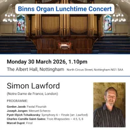 Binns Organ | Lunchtime Concert